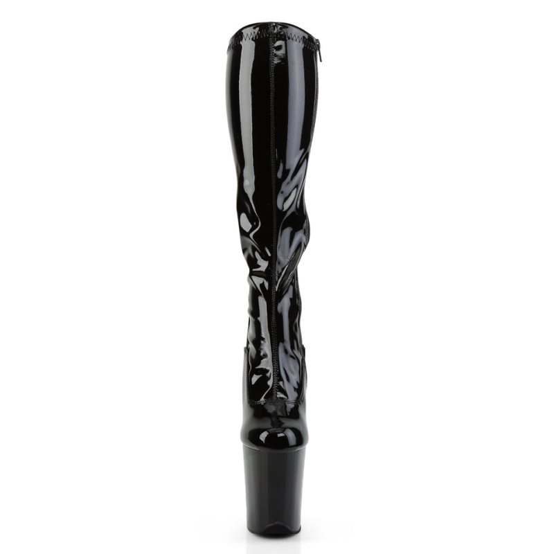 Pleaser Flamingo-2000 Donna Scarpe Pole Dance Nere | ITALIA ITYSEOXU