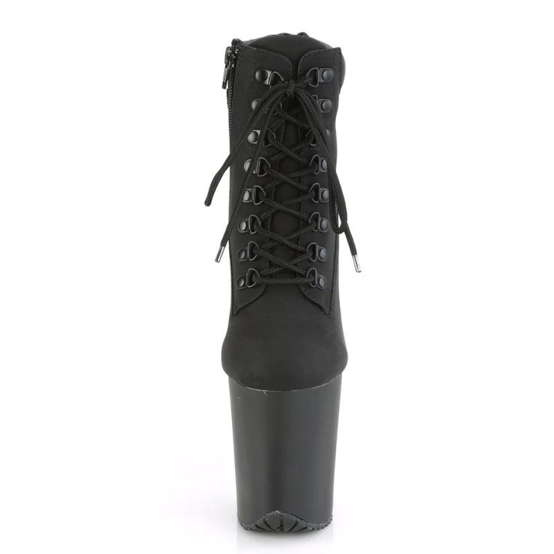 Pleaser Flamingo-800TL-02 Vegan Leather Donna Scarpe Pole Dance Nere | ITALIA ITCONXLF