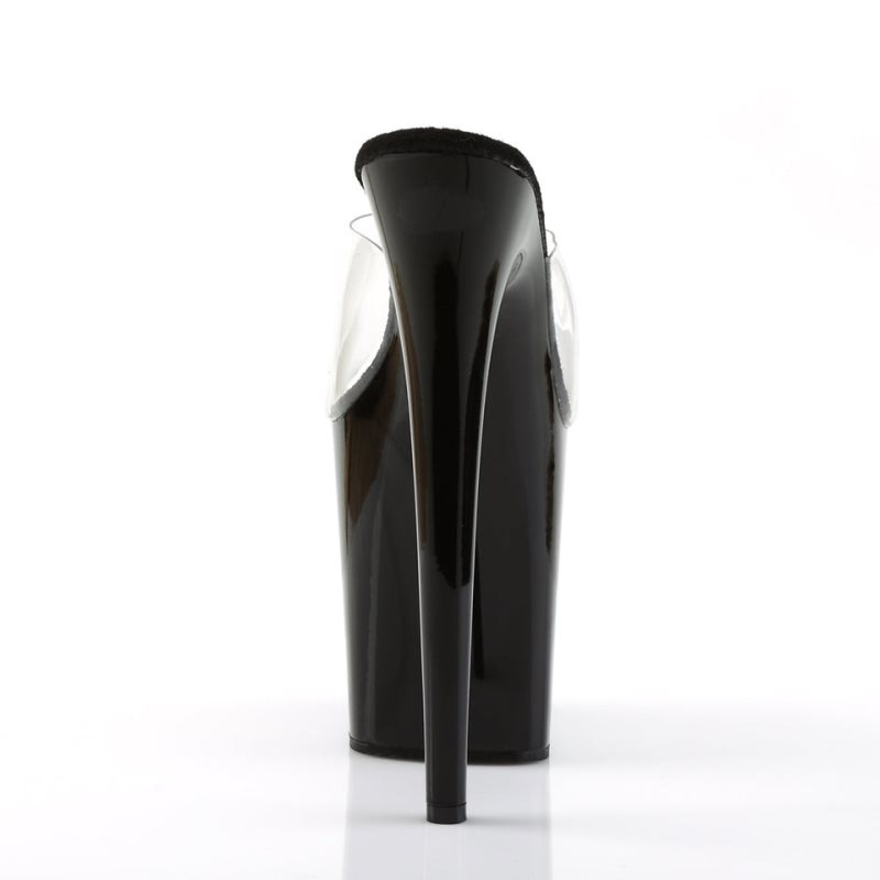 Pleaser Flamingo-801 Donna Ciabatte Con Plateau Nere | ITALIA ITGOUIZR