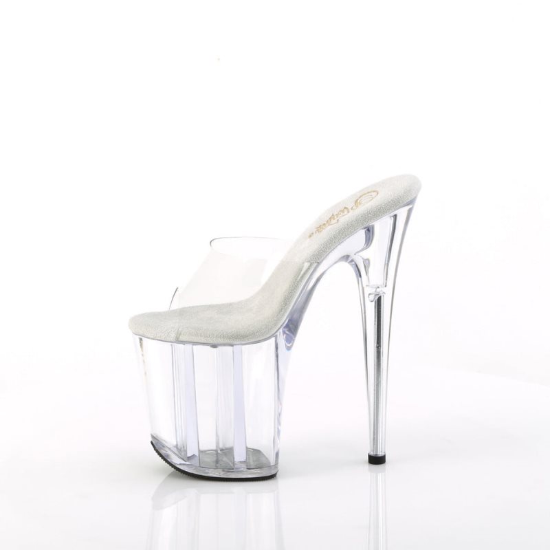 Pleaser Flamingo-801 Donna Ciabatte Con Plateau Clear | ITALIA ITWHFGNX