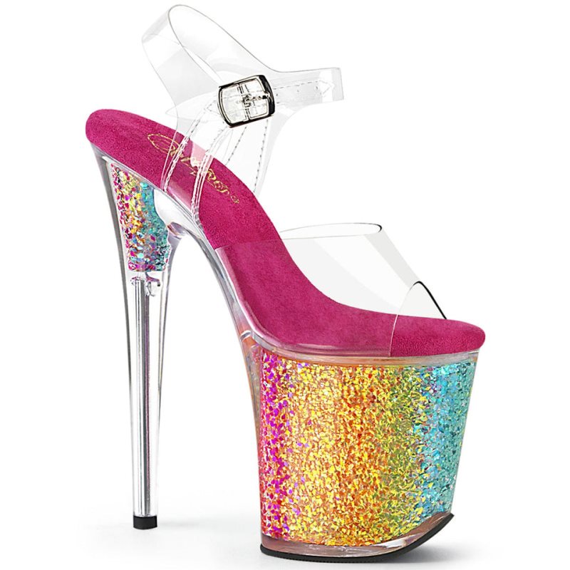 Pleaser Flamingo-808RG-02 Donna Scarpe Pole Dance Colorate | ITALIA ITRBTUAO