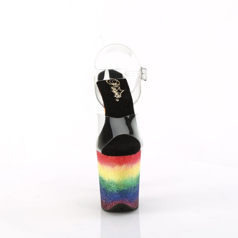 Pleaser Flamingo-808RG-04 Donna Scarpe Pole Dance Colorate | ITALIA ITKYDZUB