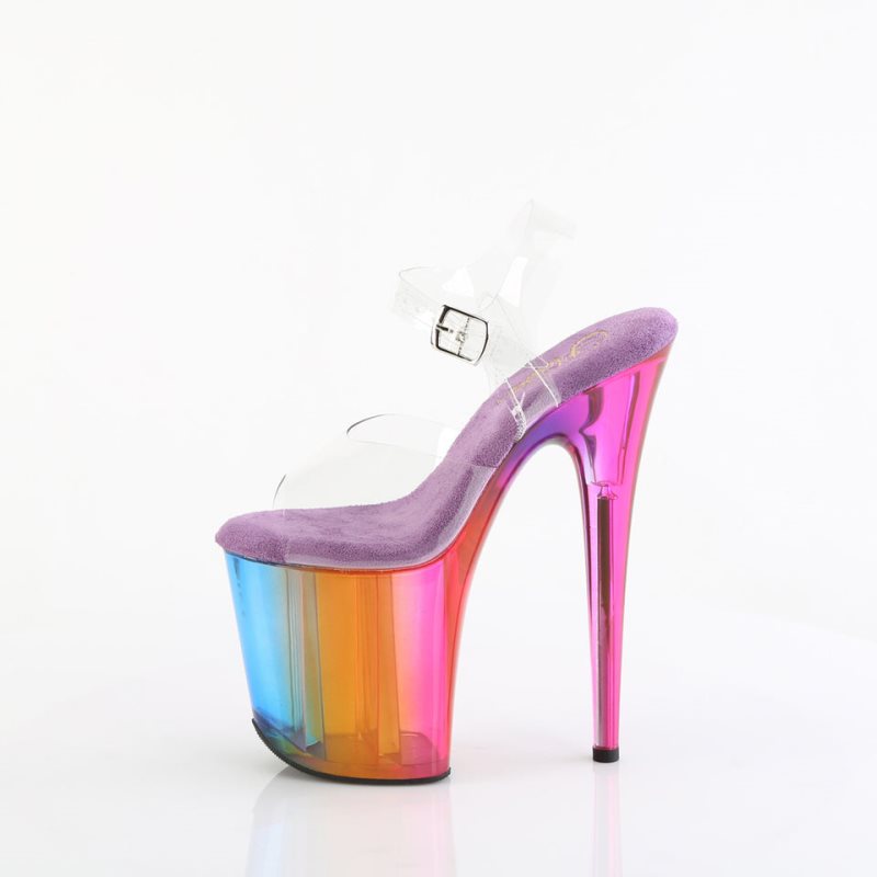 Pleaser Flamingo-808RMT Donna Scarpe Pole Dance Colorate | ITALIA ITNJSZRA