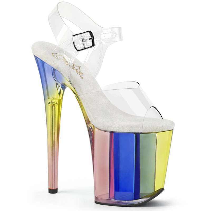 Pleaser Flamingo-808RT Donna Scarpe Pole Dance Colorate | ITALIA ITGQJYWI