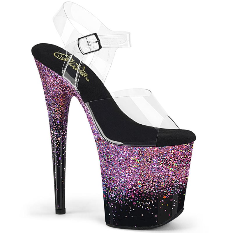 Pleaser Flamingo-808SS Donna Scarpe Pole Dance Viola | ITALIA ITDUOJFB