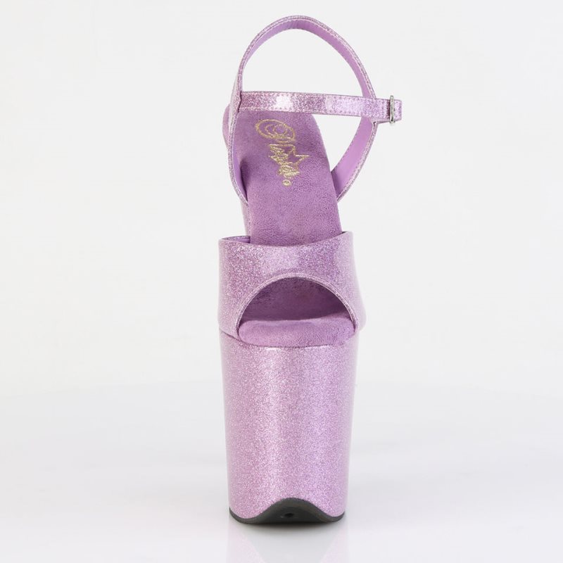 Pleaser Flamingo-809GP Donna Scarpe Pole Dance Viola | ITALIA ITZSXGPY