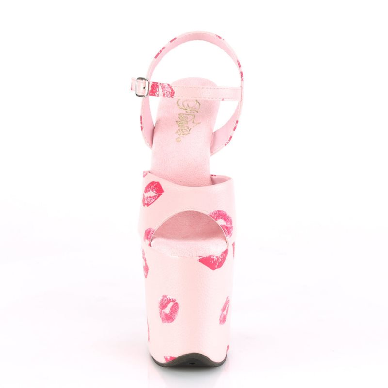 Pleaser Flamingo-809KISSES Donna Scarpe Pole Dance Rosa | ITALIA ITNLRSDT