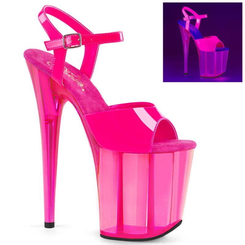 Pleaser Flamingo-809UVT Donna Scarpe Pole Dance Rosa | ITALIA ITWYUQMG