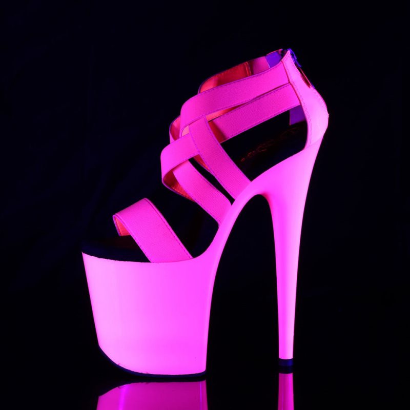 Pleaser Flamingo-869UV Donna Scarpe Pole Dance Rosa | ITALIA ITIEGWBX
