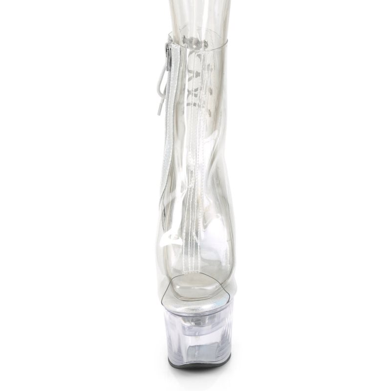 Pleaser Flashdance-1018C-7 Donna Scarpe Pole Dance Clear | ITALIA ITXJNSKR