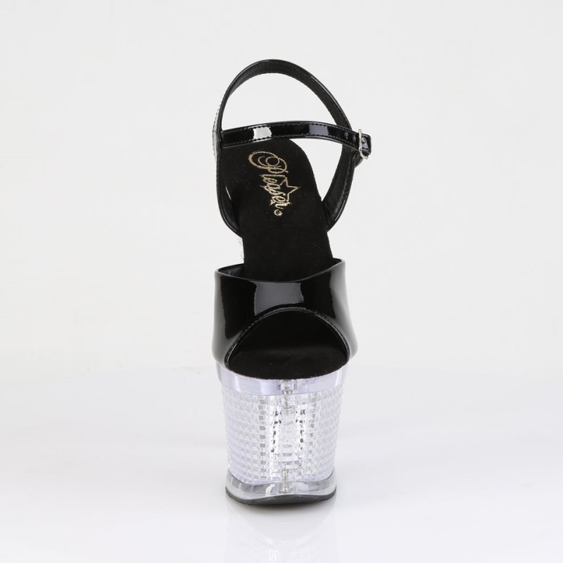 Pleaser Flashdance-709SPEC Donna Scarpe Pole Dance Nere | ITALIA ITHPAEZF