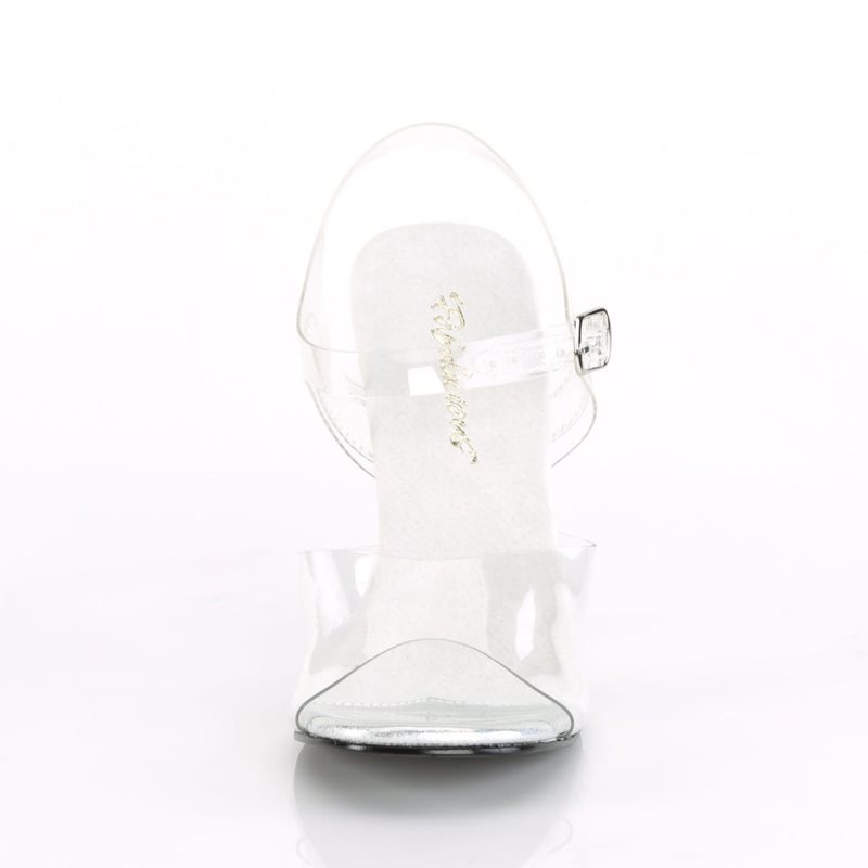 Pleaser Gala-08MG Donna Sandali con Tacco Clear | ITALIA ITLNMPER