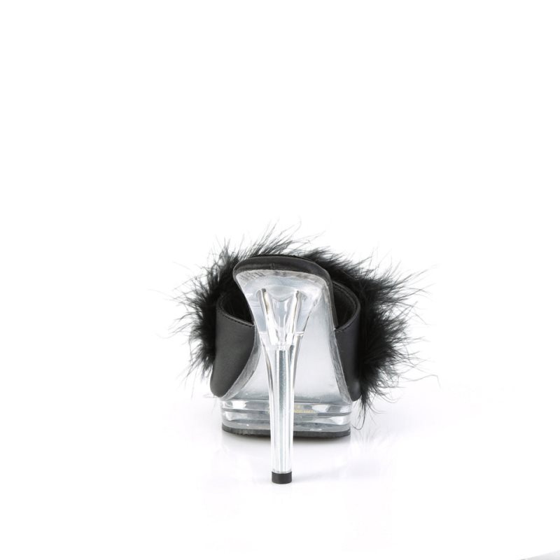 Pleaser Glory-501F-8 Donna Ciabatte Nere | ITALIA ITOTCZHX