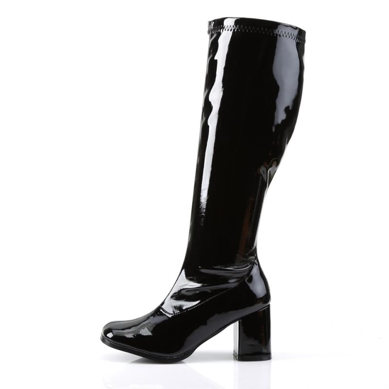 Pleaser Gogo-300WC Donna Scarpe Pole Dance Nere | ITALIA ITCOKBYZ