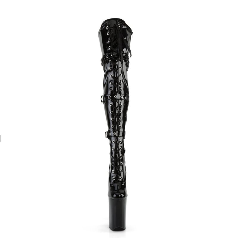 Pleaser Infinity-3028 Donna Scarpe Pole Dance Nere | ITALIA ITYDOPGF