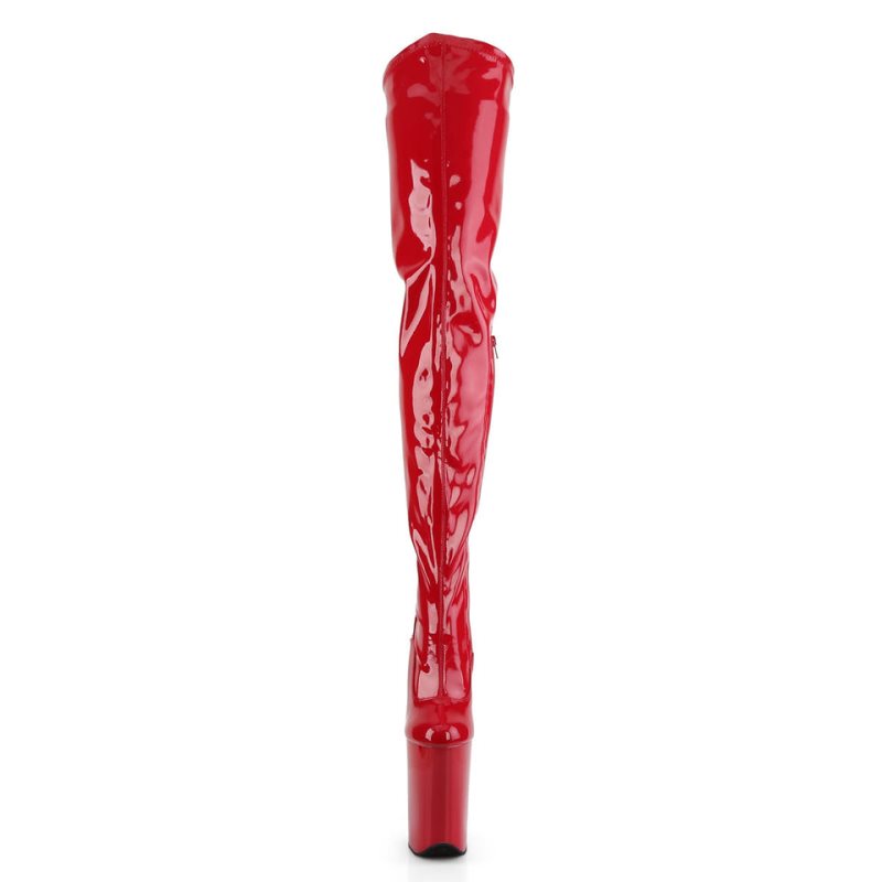 Pleaser Infinity-4000 Donna Scarpe Pole Dance Rosse | ITALIA ITLJFVNH