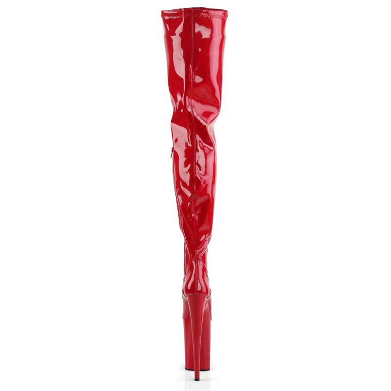 Pleaser Infinity-4000 Donna Scarpe Pole Dance Rosse | ITALIA ITLJFVNH