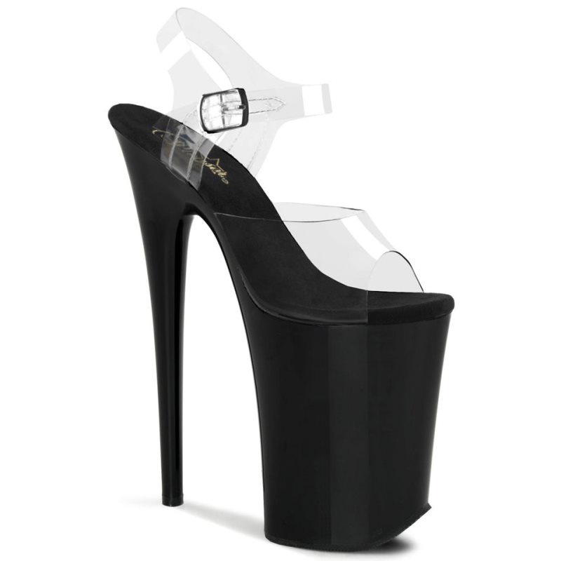 Pleaser Infinity-908 Donna Scarpe Pole Dance Nere | ITALIA ITGICLTV