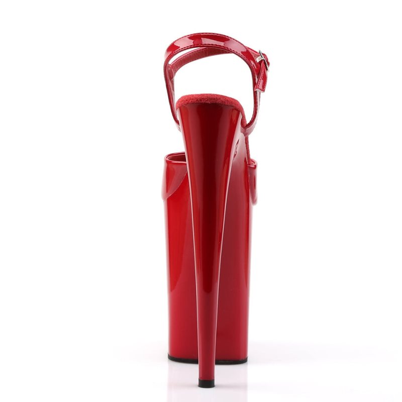 Pleaser Infinity-909 Donna Scarpe Pole Dance Rosse | ITALIA ITUTBVGZ