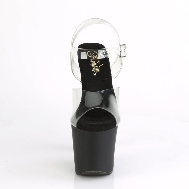Pleaser Irongrip-708 Donna Scarpe Pole Dance Argento | ITALIA ITBCNTLP