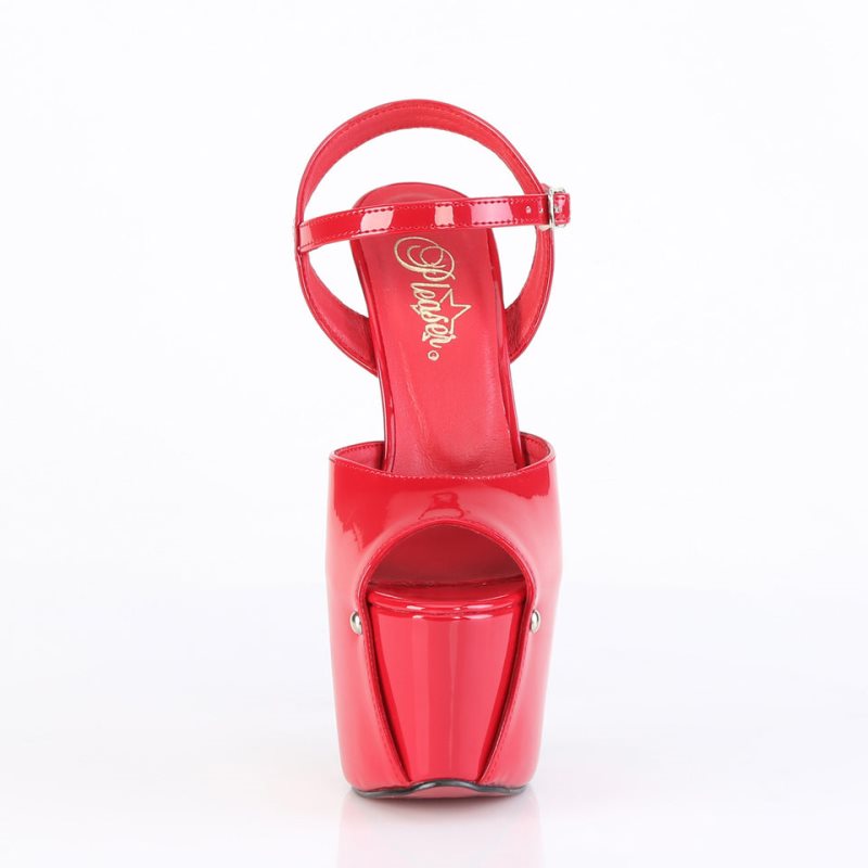 Pleaser Jubilant-09 Donna Scarpe Pole Dance Rosse | ITALIA ITFWDSVI