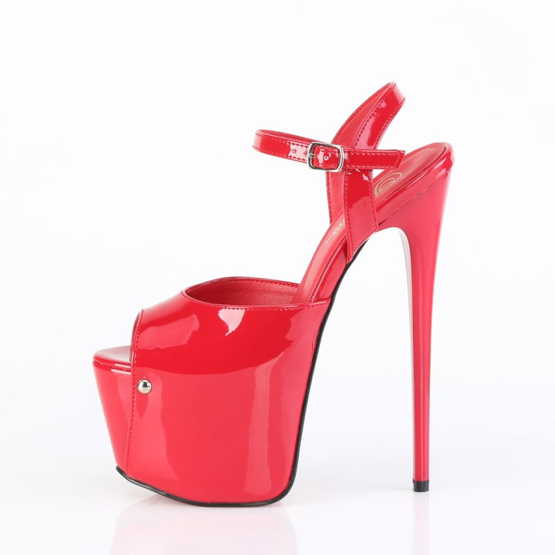 Pleaser Jubilant-09 Donna Scarpe Pole Dance Rosse | ITALIA ITFWDSVI