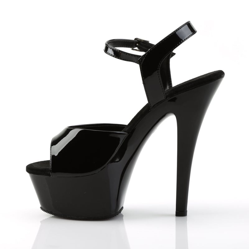 Pleaser Kiss-209 Donna Scarpe Pole Dance Nere | ITALIA ITQPXSOJ