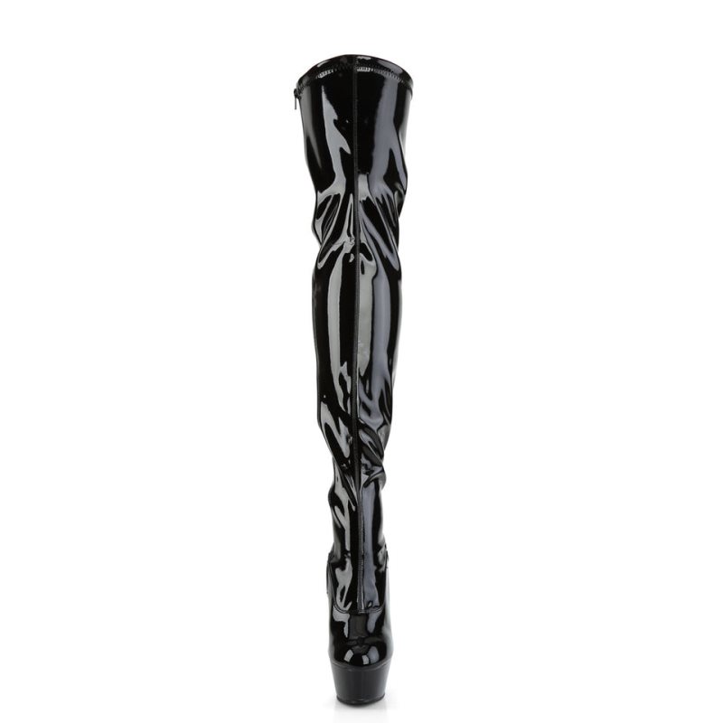 Pleaser Kiss-3000 Donna Scarpe Pole Dance Nere | ITALIA ITTHUGSK
