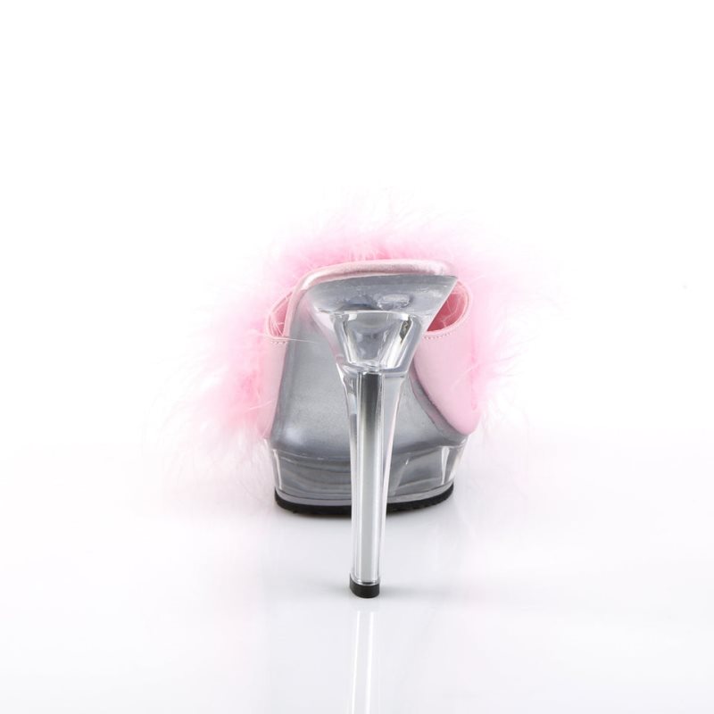Pleaser Lip-101-8 Donna Ciabatte Con Plateau Rosa | ITALIA ITCGXVEH