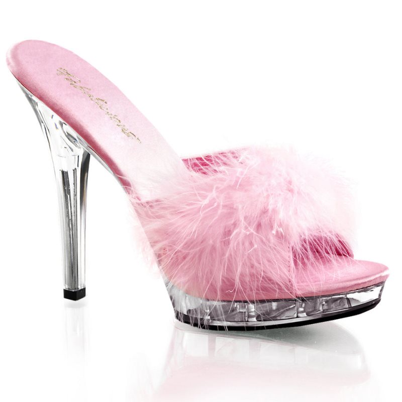 Pleaser Lip-101-8 Donna Ciabatte Con Plateau Rosa | ITALIA ITCGXVEH