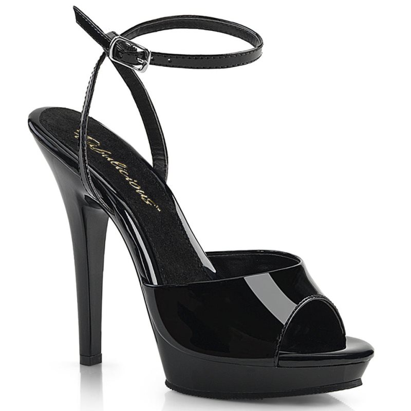 Pleaser Lip-125 Donna Sandali con Tacco Nere | ITALIA ITVEXDWI