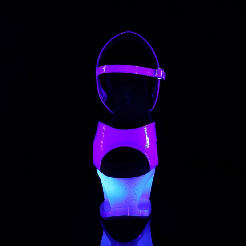 Pleaser Moon-711MER Donna Scarpe Pole Dance Blu | ITALIA ITJKMCPX
