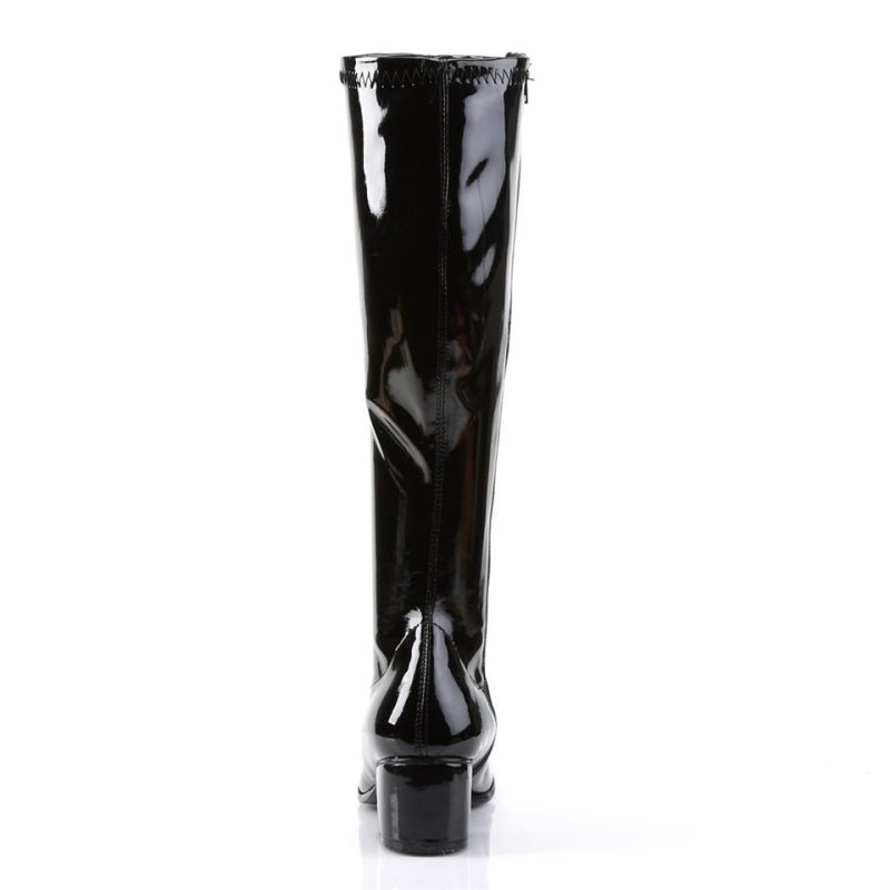 Pleaser Retro-300 Donna Scarpe Pole Dance Nere | ITALIA ITDNIQWU