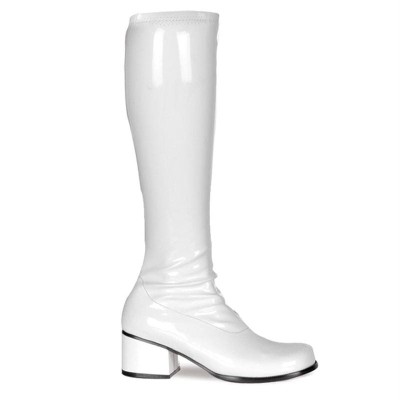 Pleaser Retro-300 Donna Scarpe Pole Dance Bianche | ITALIA ITAPGFIH