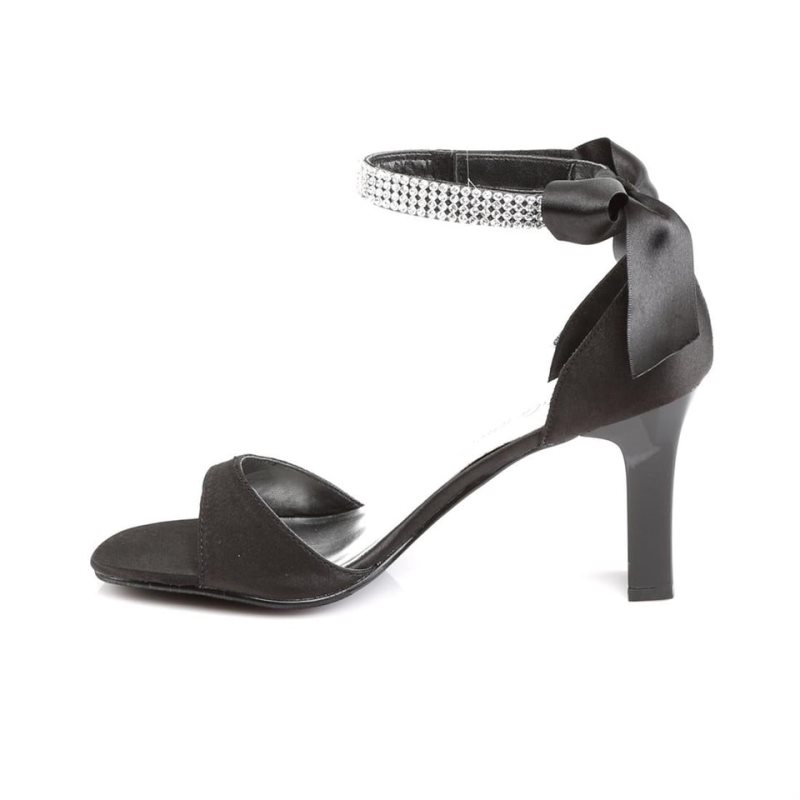 Pleaser Romance-372 Donna Sandali con Tacco Nere | ITALIA ITAFTRJX