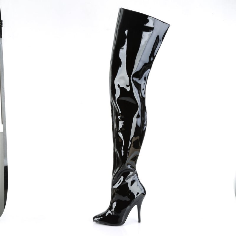 Pleaser Seduce-4010 Donna Scarpe Pole Dance Nere | ITALIA ITQMAWEV