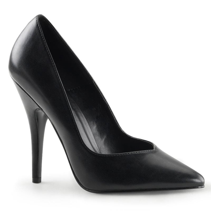 Pleaser Seduce-420V Vegan Leather Donna Décolleté Nere | ITALIA ITFJKYMP