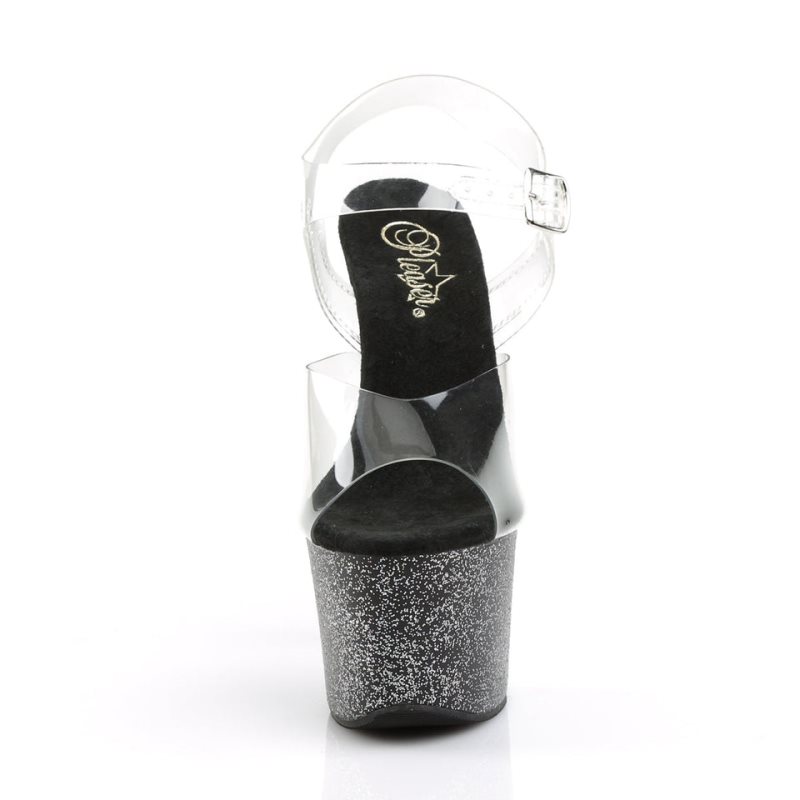 Pleaser Sky-308MG Donna Scarpe Pole Dance Nere | ITALIA ITEQIJSG
