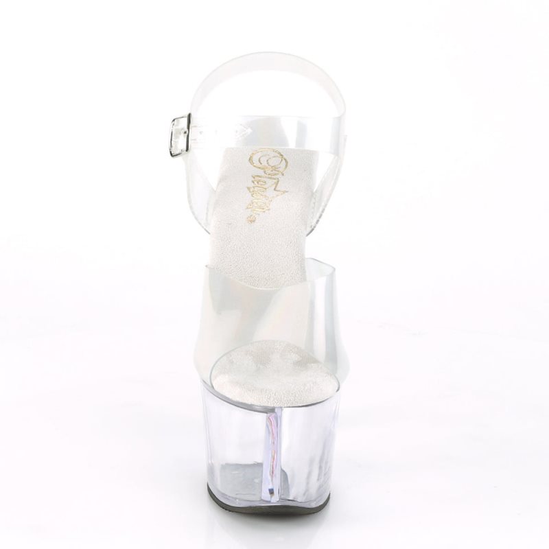 Pleaser Sky-308N-RBH Donna Scarpe Pole Dance Clear | ITALIA ITJWDKRM