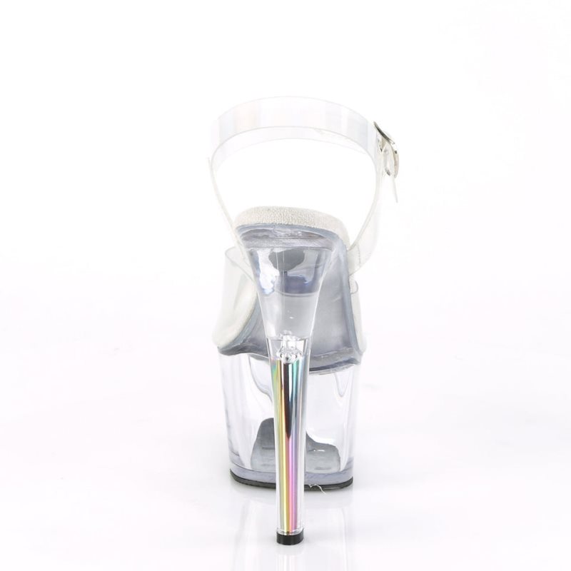 Pleaser Sky-308N-RBH Donna Scarpe Pole Dance Clear | ITALIA ITJWDKRM