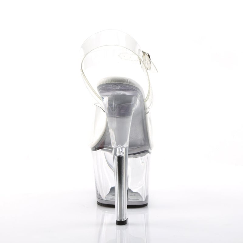Pleaser Sky-308VL Donna Scarpe Pole Dance Clear | ITALIA ITEZVFWO