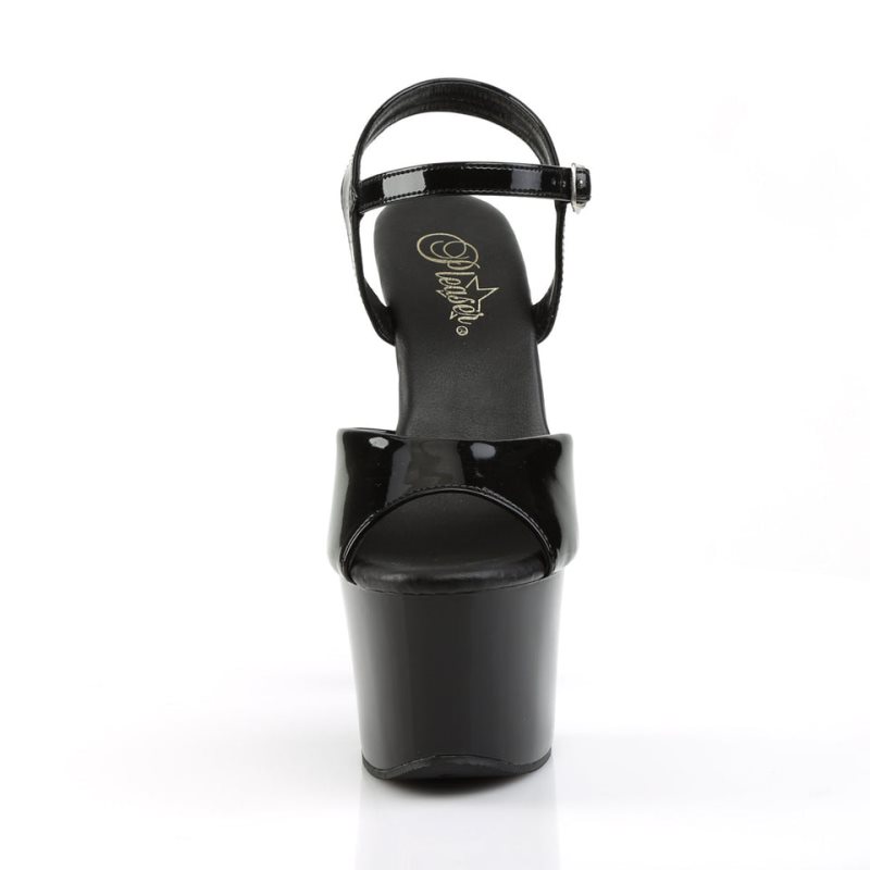 Pleaser Sky-309VL Donna Scarpe Pole Dance Nere | ITALIA ITGXBRJT