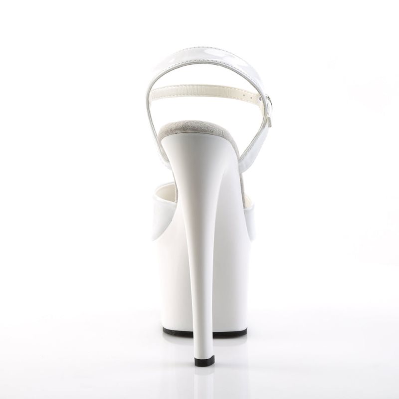 Pleaser Sky-309 Donna Scarpe Pole Dance Bianche | ITALIA ITMDAYSR