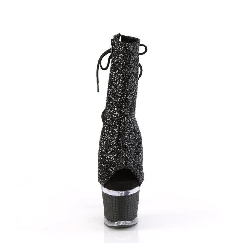 Pleaser Spectator-1018G Donna Scarpe Pole Dance Nere | ITALIA ITRCVNAP