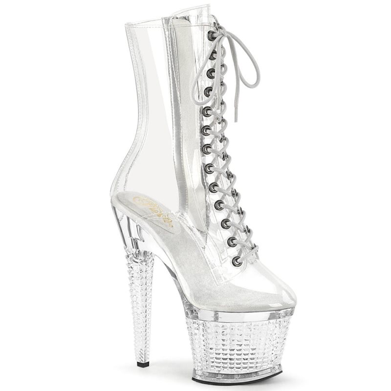 Pleaser Spectator-1040C Donna Scarpe Pole Dance Clear | ITALIA ITYHLBZP