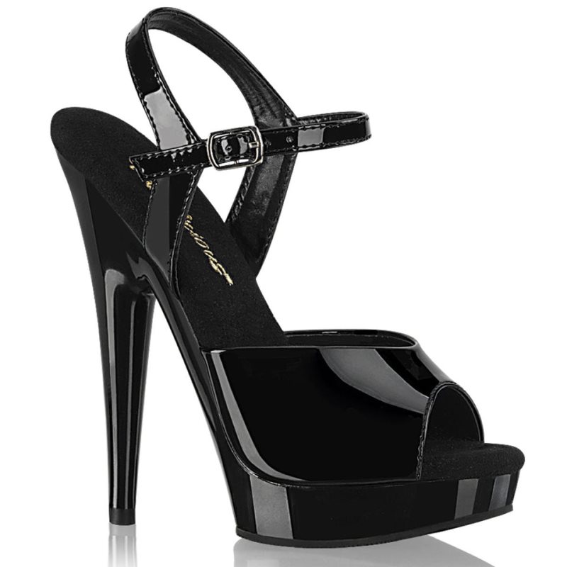 Pleaser Sultry-609 Donna Scarpe Pole Dance Nere | ITALIA ITVMUGPZ