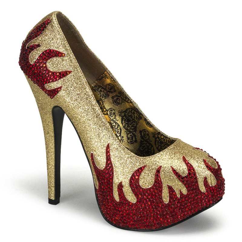 Pleaser Teeze-27 Donna Décolleté Oro | ITALIA ITTDZEIL