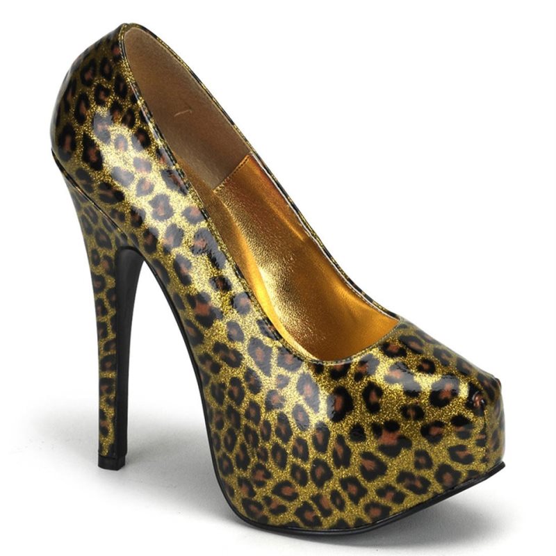 Pleaser Teeze-37 Donna Décolleté Oro | ITALIA ITBEHLOC