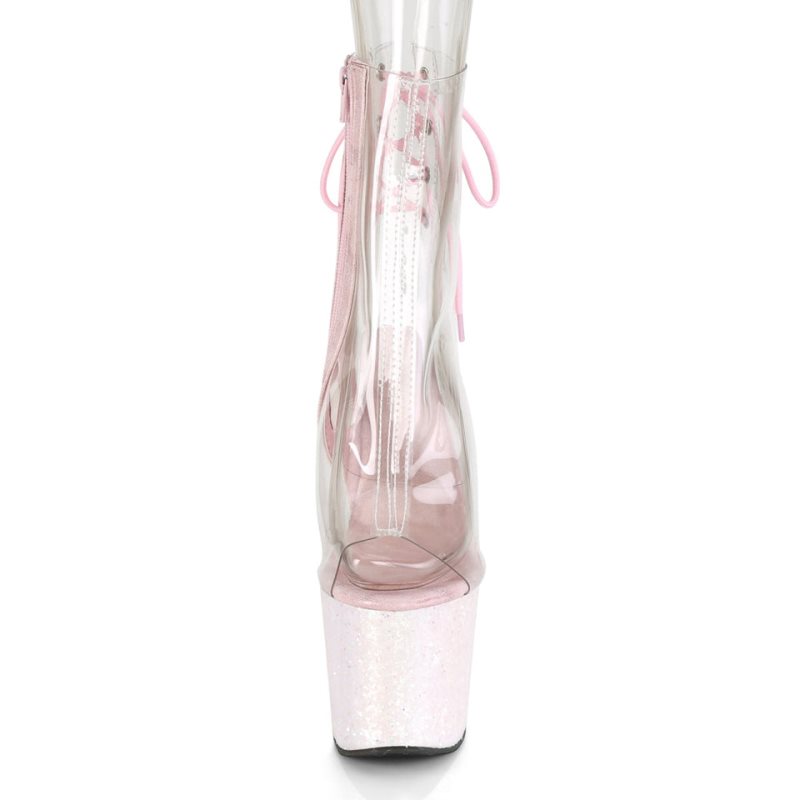 Pleaser Unicorn-1018C Donna Scarpe Pole Dance Bianche | ITALIA ITWZOABX
