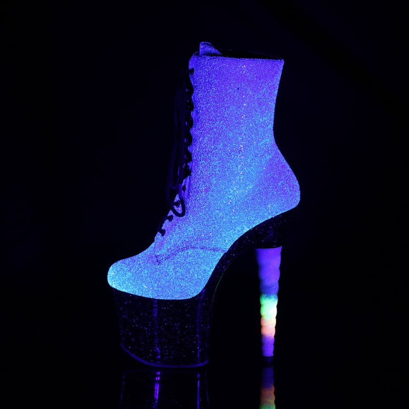 Pleaser Unicorn-1020G Donna Scarpe Pole Dance Viola Nere | ITALIA ITKRYZDA